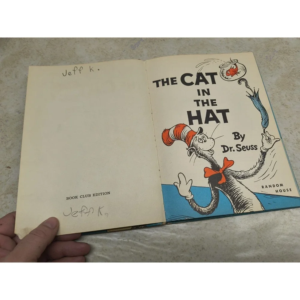 1957 First Edition-Cat In The Hat-Dr Seuss-